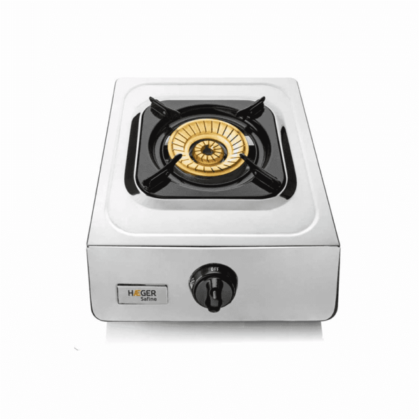Fogareiro a gás em Inox HAEGER SAFINE – Com 1 queimador