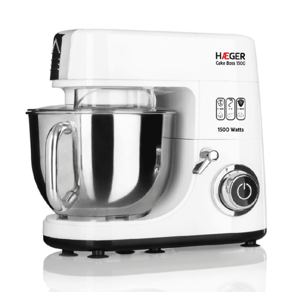 Batedeira Semi Profissional com taça HAEGER Cake Boss – 1500W