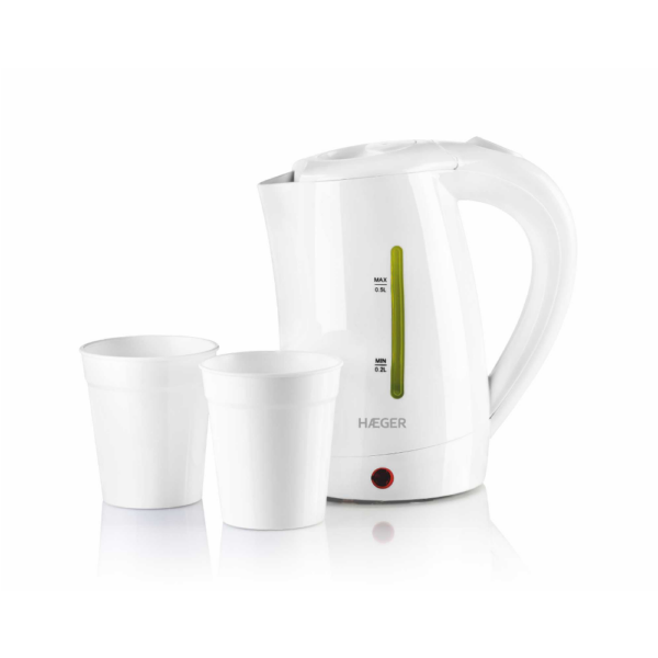 Jarro Elétrico HAEGER TRAVEL – 500ml 1100W