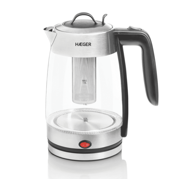 Jarro Elétrico HAEGER PERFECT TEA – 1,8L 2200W, em vidro