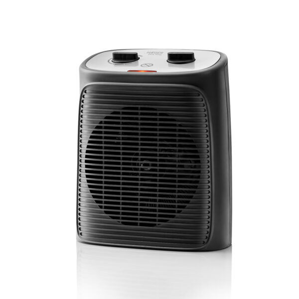 Termoventilador HAEGER Dark Hotty 2000W, 60 m2, 2 Velocidades