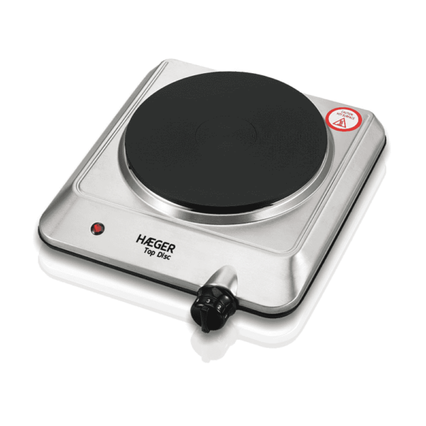 Placa elétrica HAEGER TOP DISC – Inox 1500W
