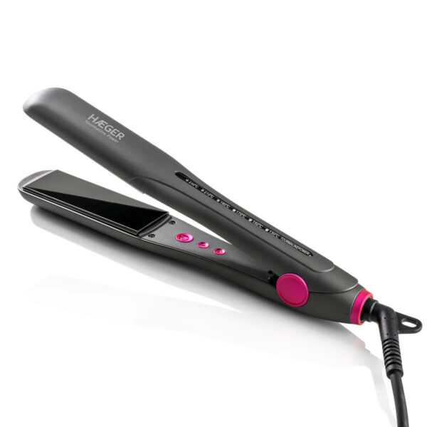 Alisador de Cabelo HAEGER Tourmaline Power – Cerâmica, 130ºC a 230ºC