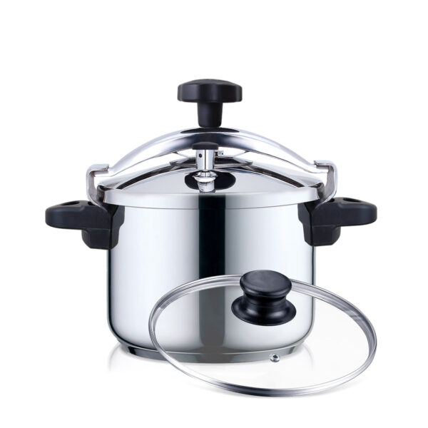 Panela de Pressão HAEGER PRESSURE COOKER 18/10 2 in 1 – 6 Litros