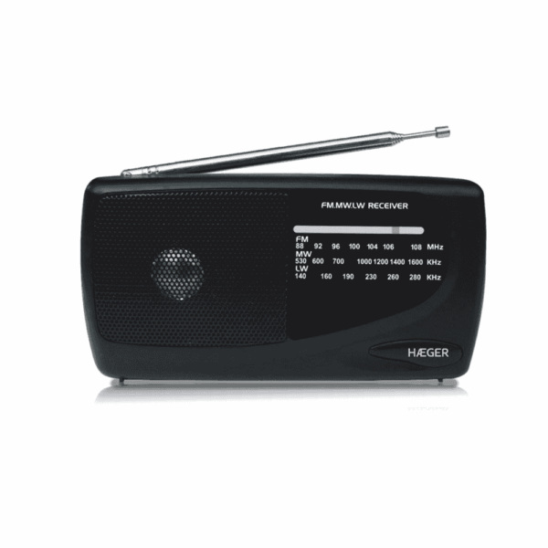 Rádio portátil HAEGER HANDY – Triband AM/FM/LW
