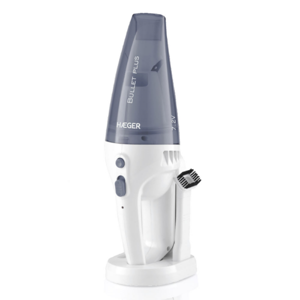 Aspirador de mão HAEGER Bullet Plus – 7.2V recarregável