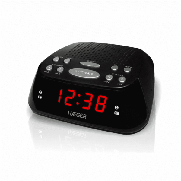 Rádio despertador HAEGER SNOOZER – Função snoozer””
