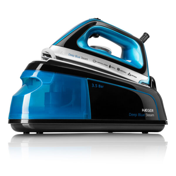 Ferro Gerador de Vapor HAEGER Deep Blue Steam – 2250W, 3.5 bar, Vapor 80 g/min, 1.2L