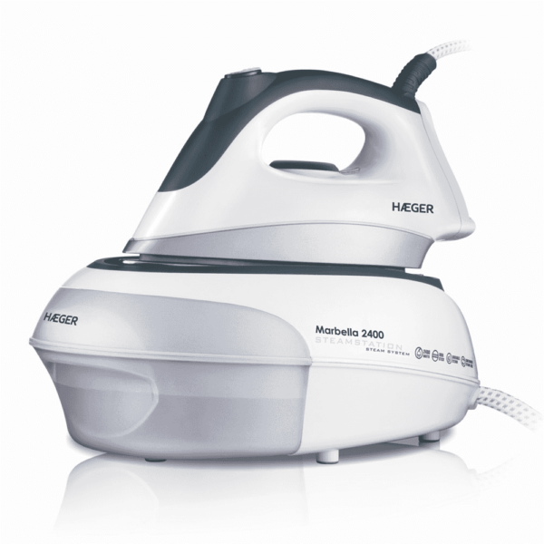 Ferro gerador de vapor HAEGER Marbella – 2400W com caldeira