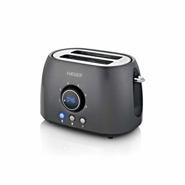 Torradeira HAEGER FUTURE – 800W com contador de tempo eletrónico