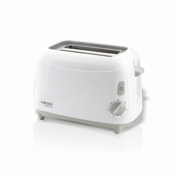 Torradeira HAEGER GEMINY – 900W com 2 aberturas extra largas