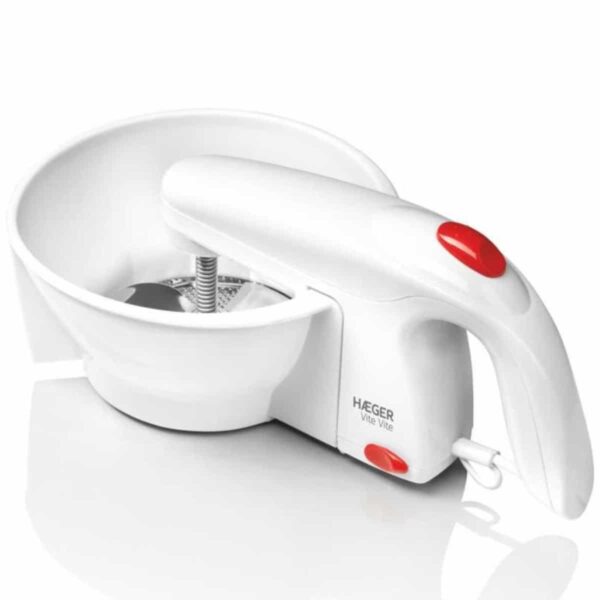 Passe-vite elétrico HAEGER VITE VITE – 25W com 3 discos de corte