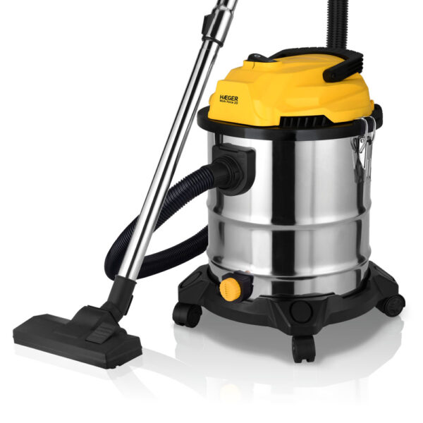 Aspirador de sólidos e líquidos HAEGER Work Force 20 – Em Inox 1200W 20L